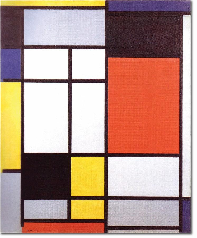 Piet Mondrian's Painting by Mohamed Batni - Fine Art America