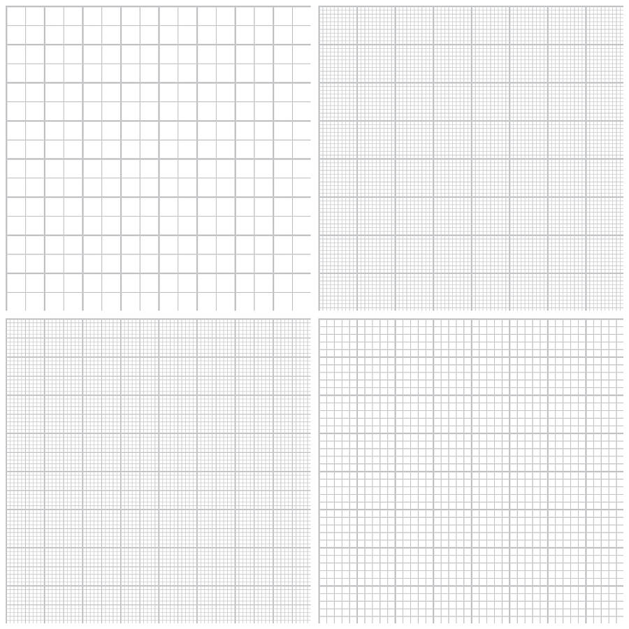 Seamless graph paper #17 Drawing by Ulimi