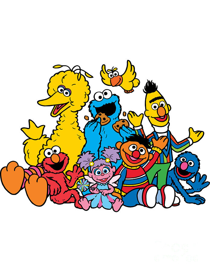 Sesame Street Digital Art by Emily Ivarsson - Fine Art America