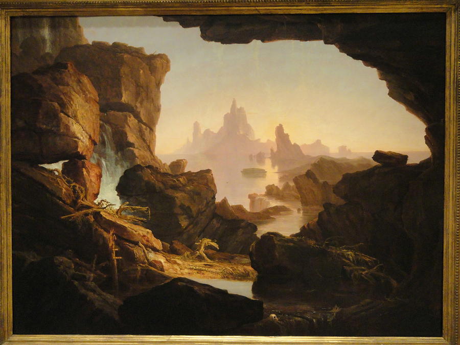 The Subsiding of the Waters of the Deluge Painting by Thomas Cole ...