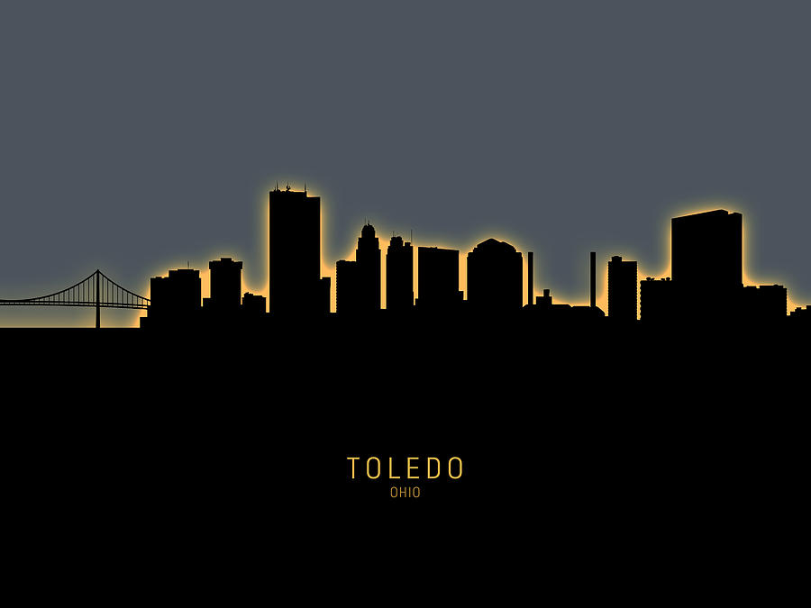 Toledo Ohio Skyline #17 Photograph by Michael Tompsett