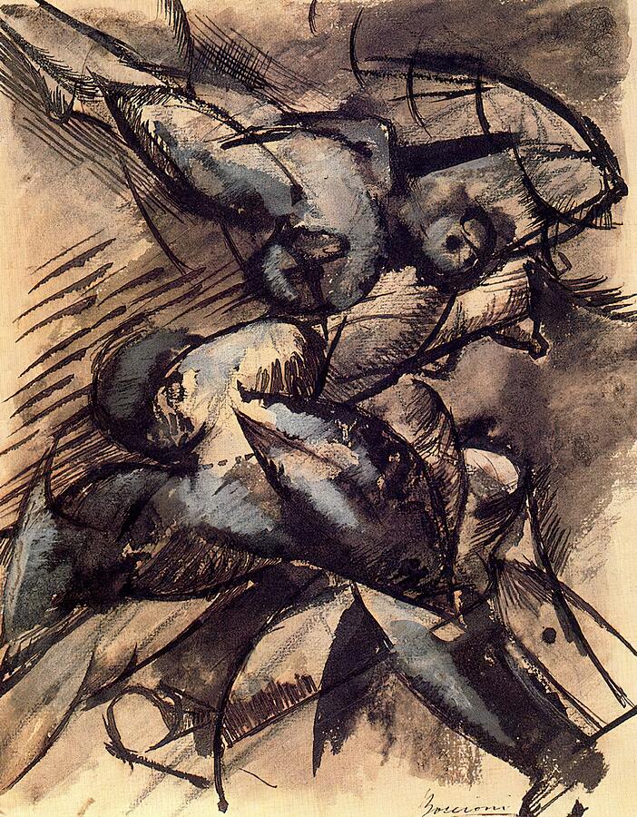 Abstract Painting - Umberto Boccioni #17 by Umberto Boccioni