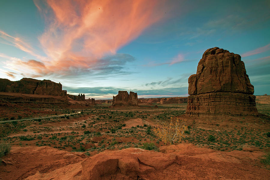 1700 Arches National Park at Sunset Photograph by Steve Sturgill