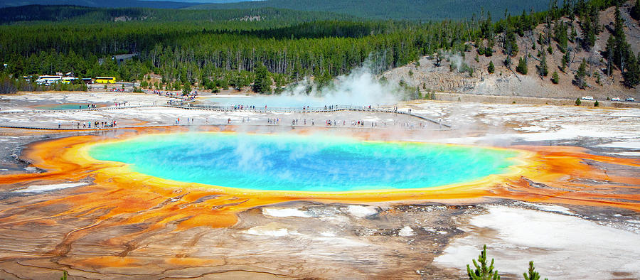 1709 Grand Prismatic Yellowstone NP Photograph by Steve Sturgill