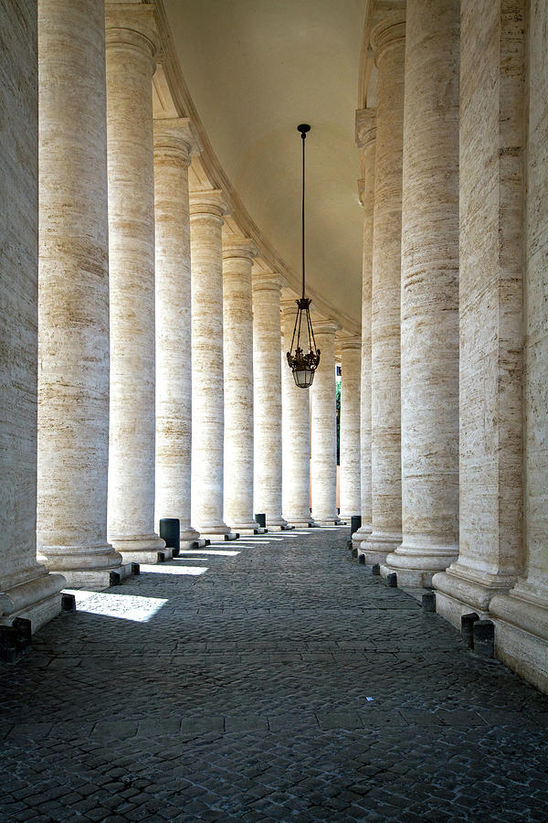 1737 Vatican Pillars Photograph by Steve Sturgill