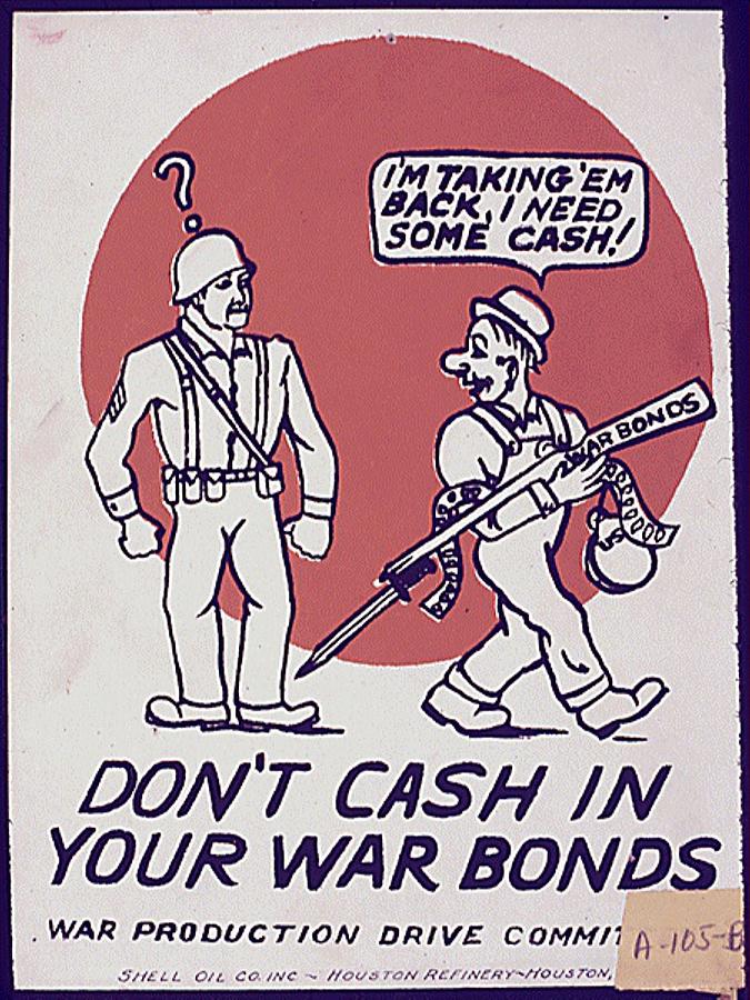 Vintage War Poster #1768 Mixed Media by World Art Collective