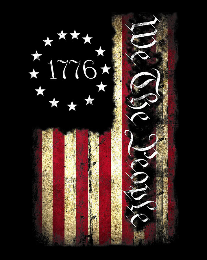 1776 We The People Patriotic American Constitution .png Digital Art by ...