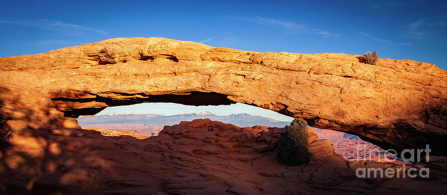 1788 Mesa Arch Panoramic Photograph by Steve Sturgill
