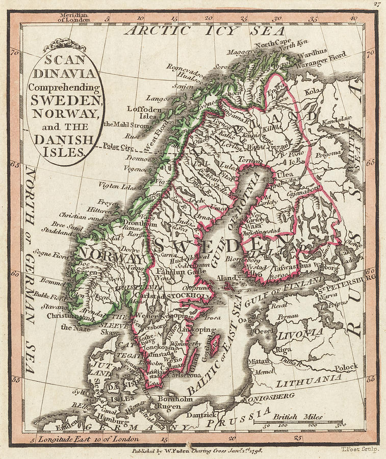 1798 Map Scandinavia Comprehending Sweden Norway and the Danish Isles Photograph by Toby McGuire 1798 Map Scandinavia Comprehending Sweden Norway and the Danish Isles Photograph by Toby McGuire