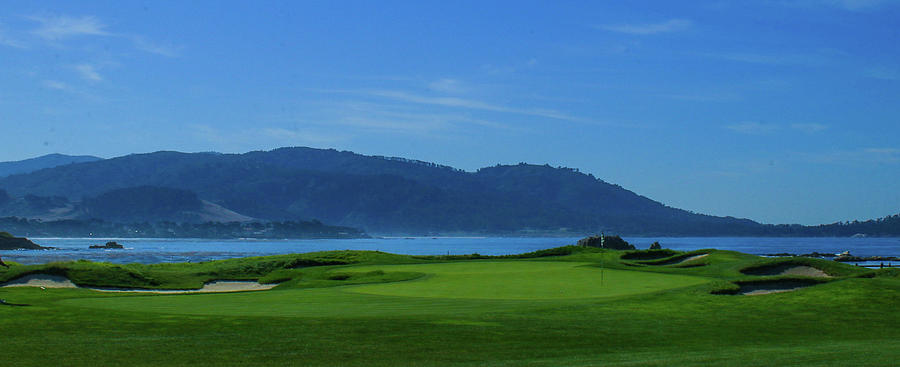 17th hole, Pebble Beach, CA1 Photograph by Dr Janine Williams