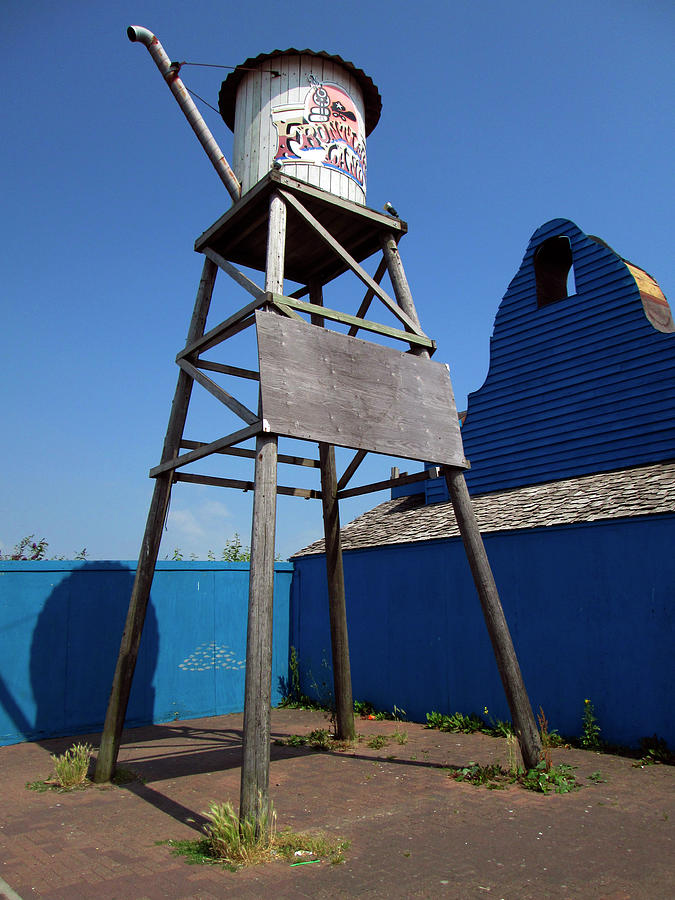 MORECAMBE. Frontierland Watertower. Photograph by Lachlan Main