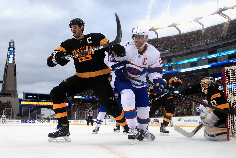2016 Bridgestone NHL Winter Classic - Montreal Canadiens v Boston Bruins #18 Photograph by Dave Sandford