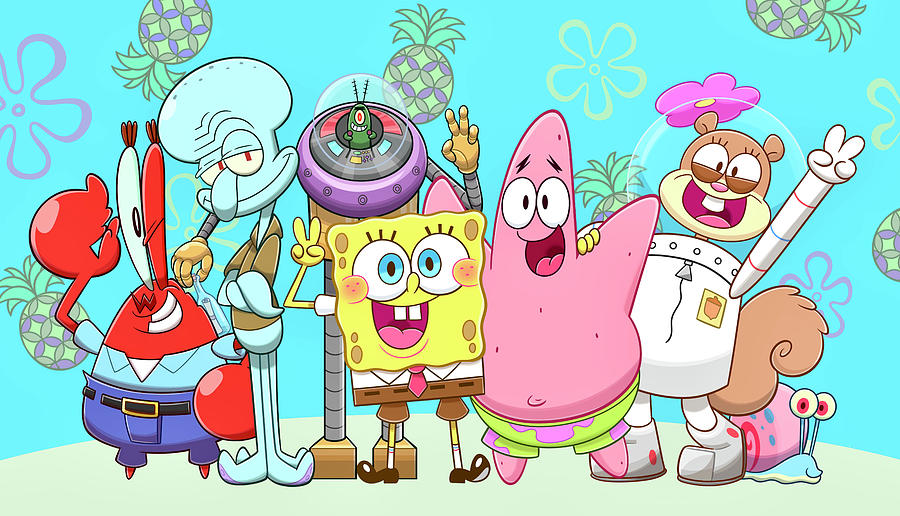 Adventures Spongebob's Digital Art by Mike Silvermann - Pixels