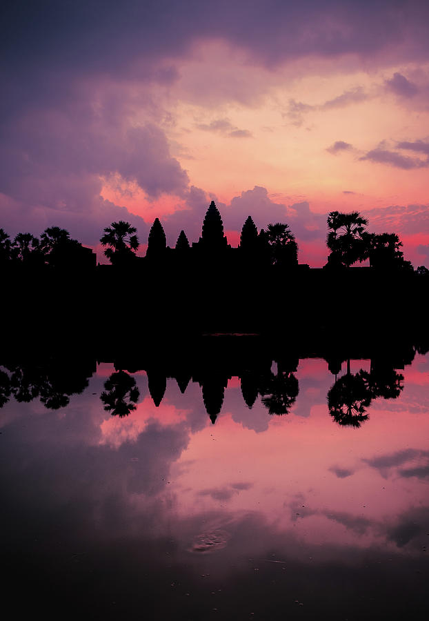 Angkor wat silhouettes at sunrise Photograph by Sergio Florez Alonso ...