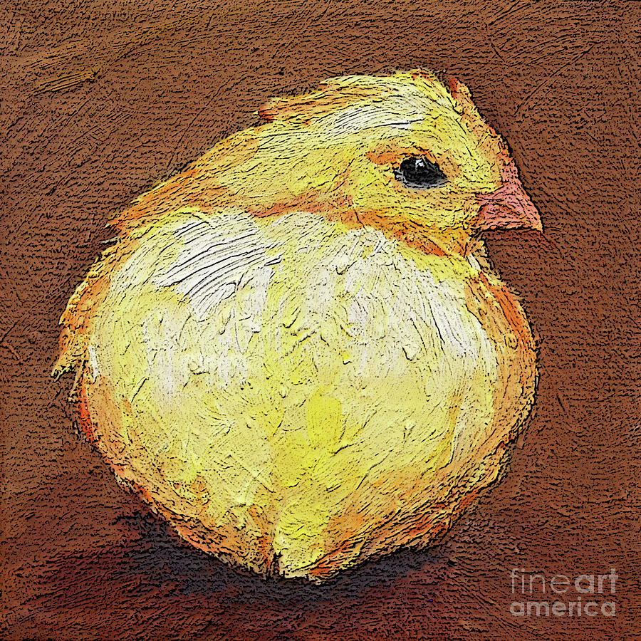 18 Baby Chick Painting by Victoria Page
