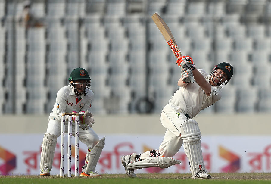 Bangladesh v Australia - 1st Test: Day 3 #18 Photograph by Robert Cianflone