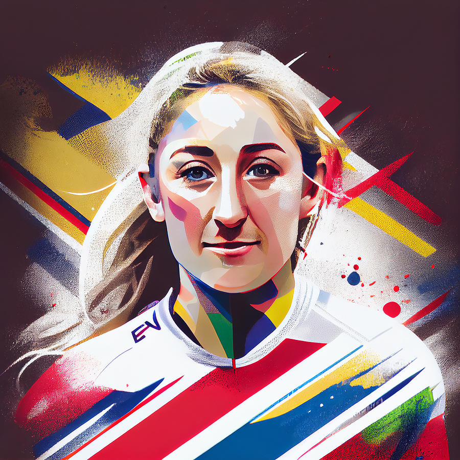 Dame Laura Kenny Mixed Media By Stephen Smith Galleries - Pixels