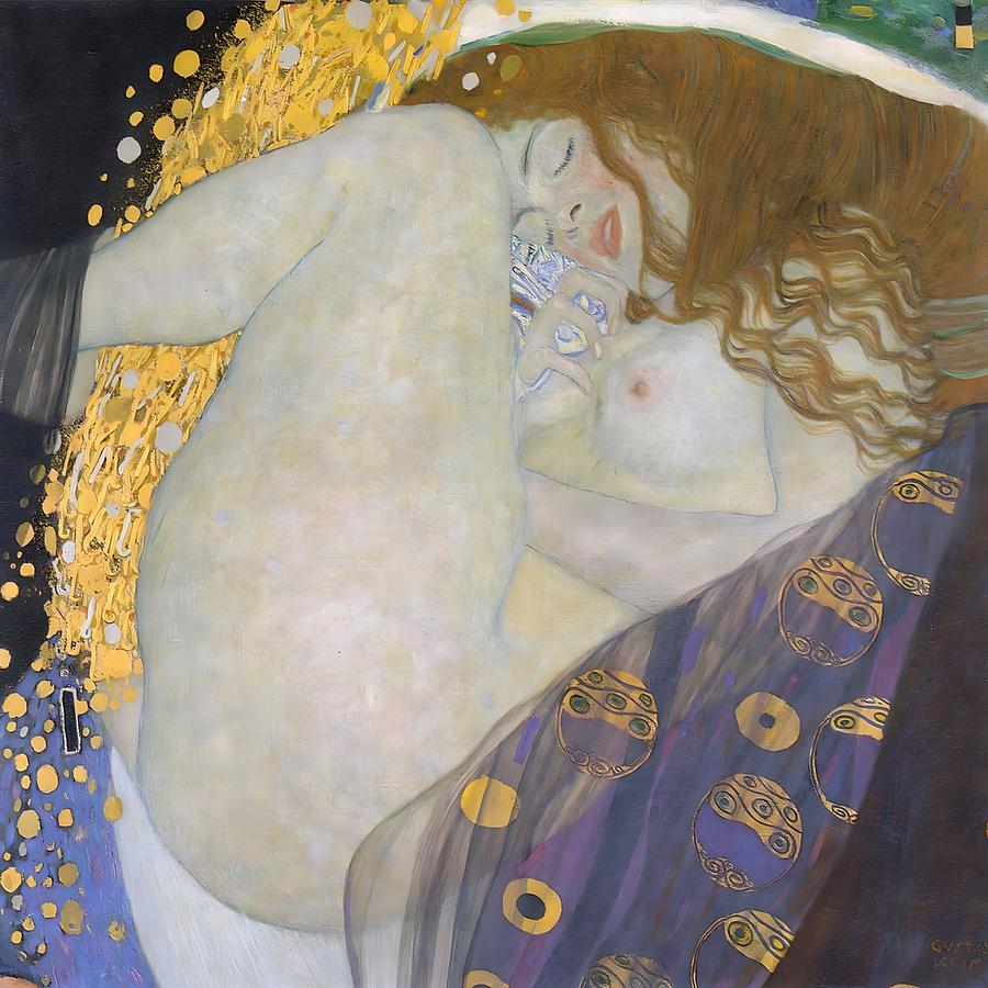Gustav Klimt Painting - Danae #19 by Gustav Klimt