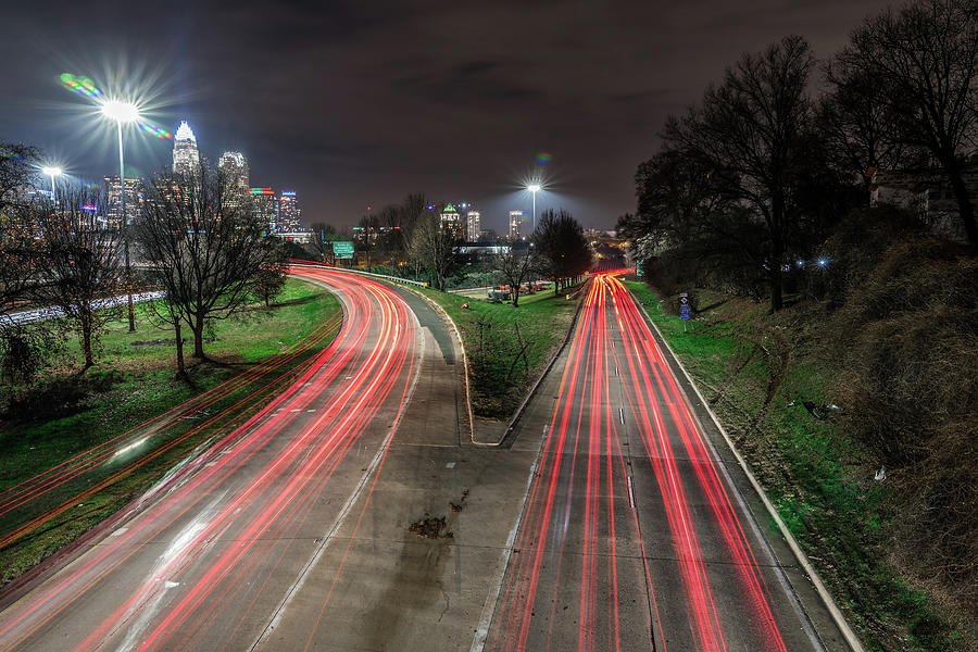 Downtown of Charlotte North Carolina skyline  #18 Photograph by Alex Grichenko