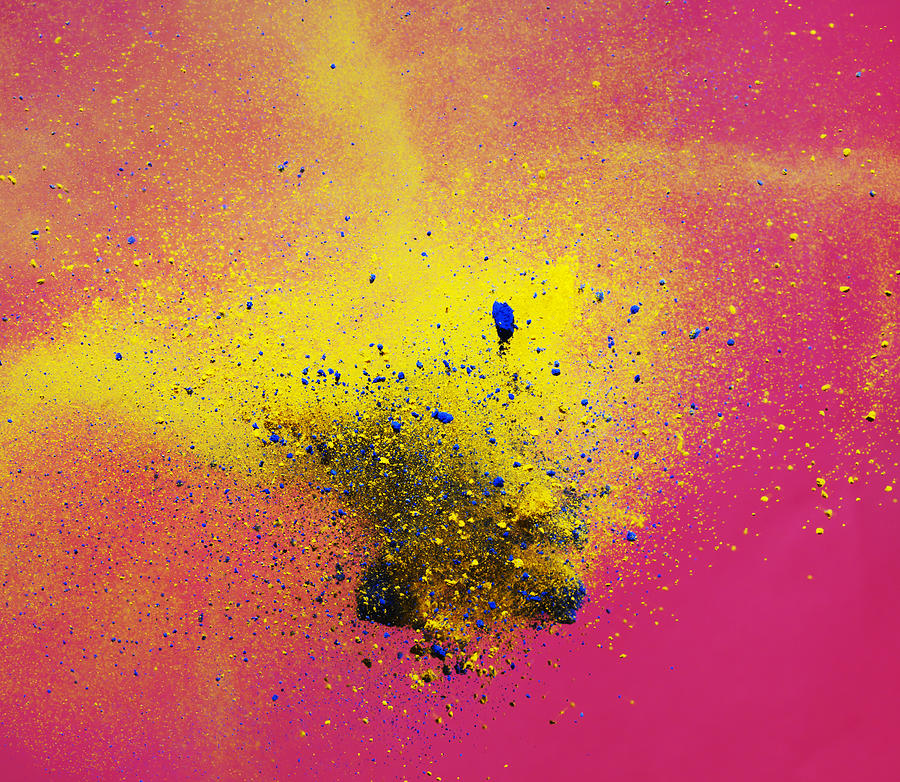 Explosion Of Colored Powder #18 Photograph by Henrik Sorensen