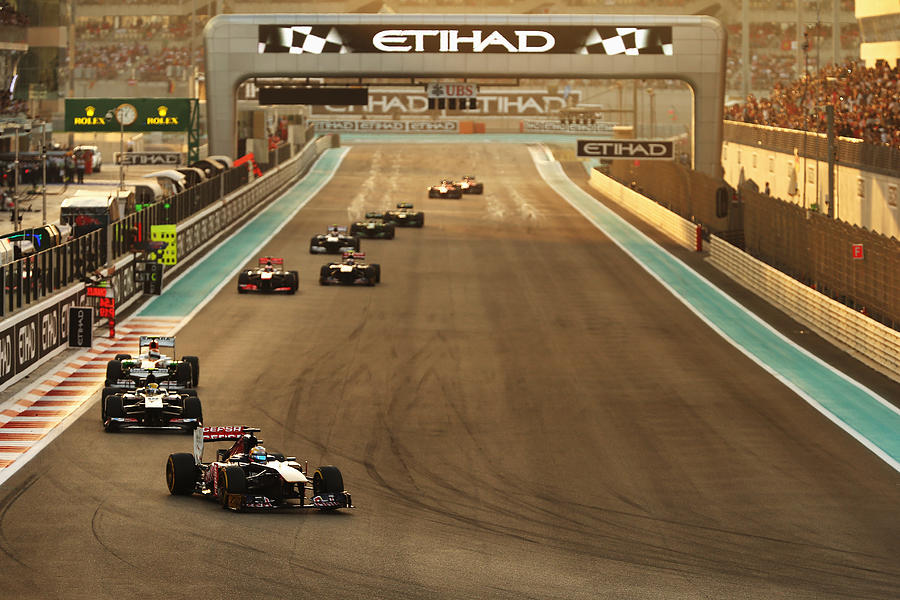 F1 Grand Prix of Abu Dhabi - Race #18 Photograph by Mark Thompson