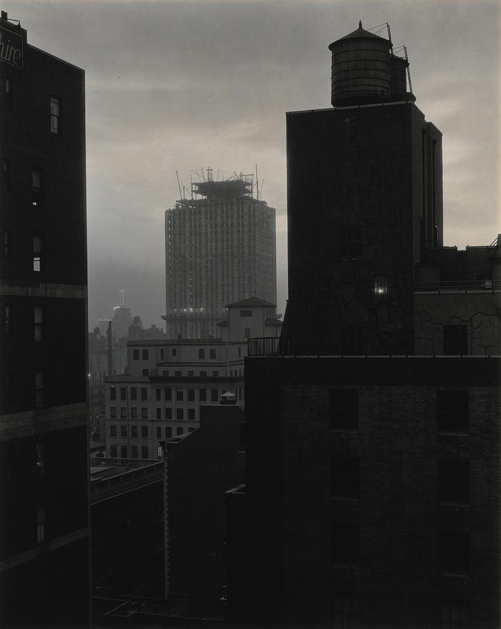 From My Window at An American Place Photograph by Alfred Stieglitz Pixels