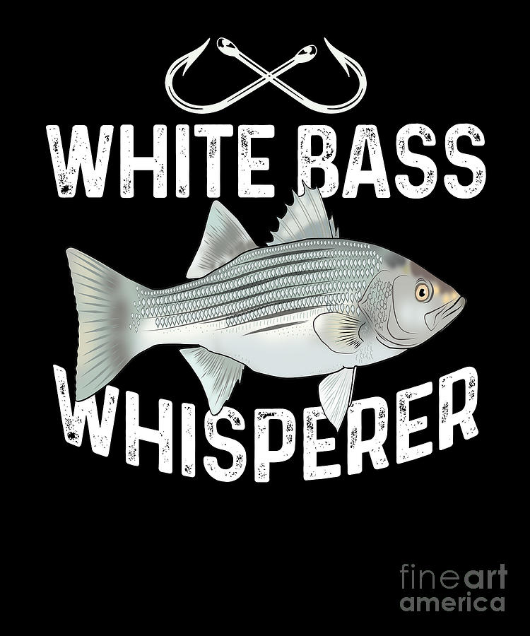 Funny White Bass Fishing Freshwater Fish Gift #12 Weekender Tote Bag by  Lukas Davis - Pixels