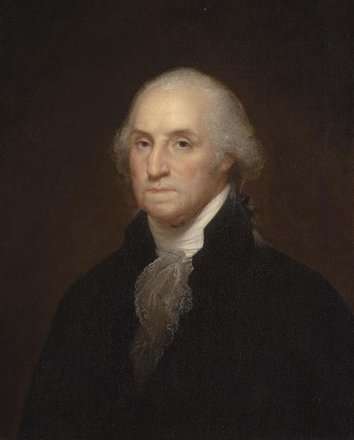 George Washington  #2 Painting by Rembrandt Peale