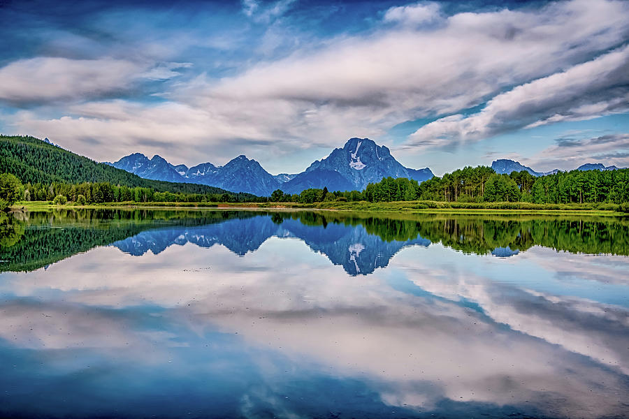Grand Teton National Park In Wyoming Early Morning Photograph