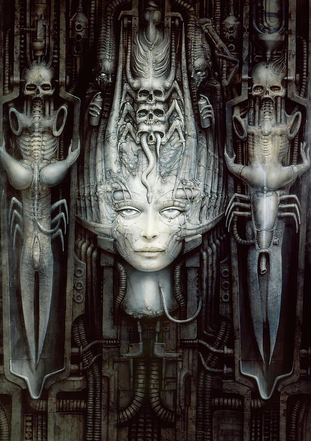 Hans Ruedi Giger Painting by TAWARIK Shop - Fine Art America