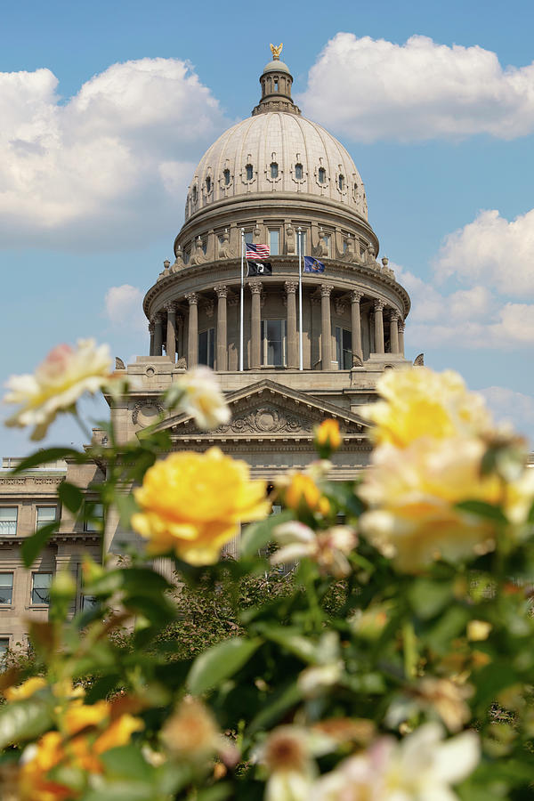 Idaho State Capitol Building In Boise Idaho Photograph By Eldon McGraw ...