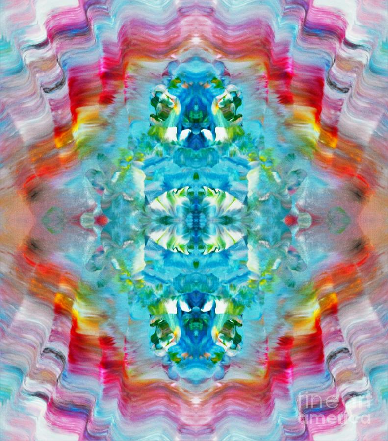 #18 Inner Child Mandala #18 Digital Art by Elisa Maggio