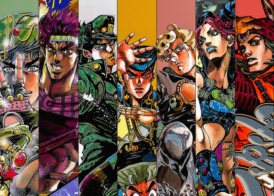 Jojo bizarre adventure Digital Art by Leon Teague