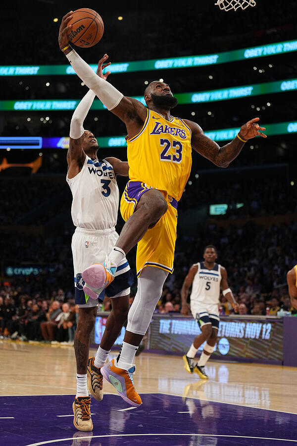 Lebron James #18 Photograph by Garrett Ellwood Lebron James #18 Photograph by Garrett Ellwood
