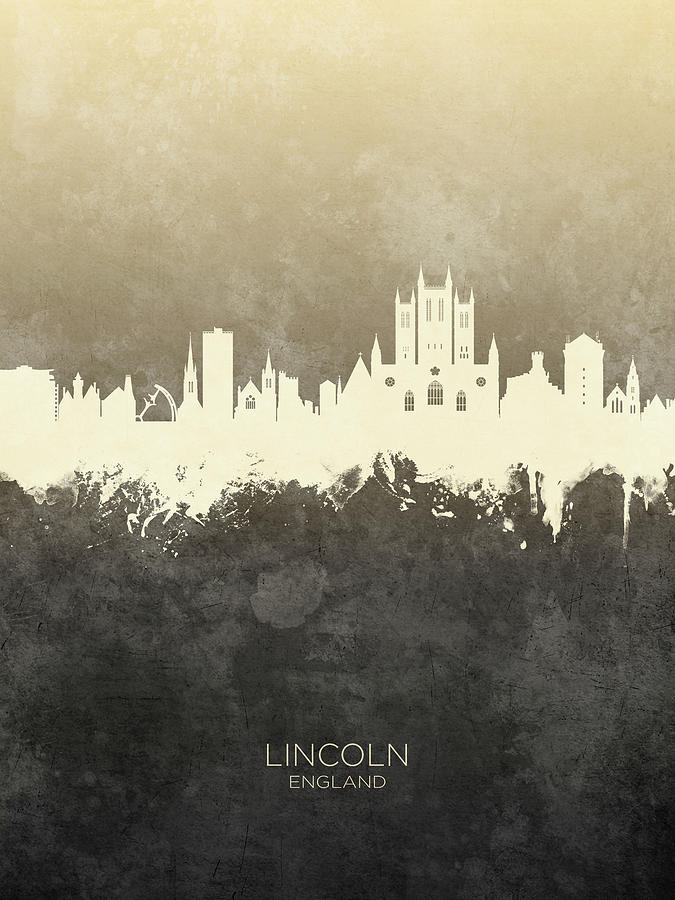 Lincoln England Skyline #18 Digital Art by Michael Tompsett