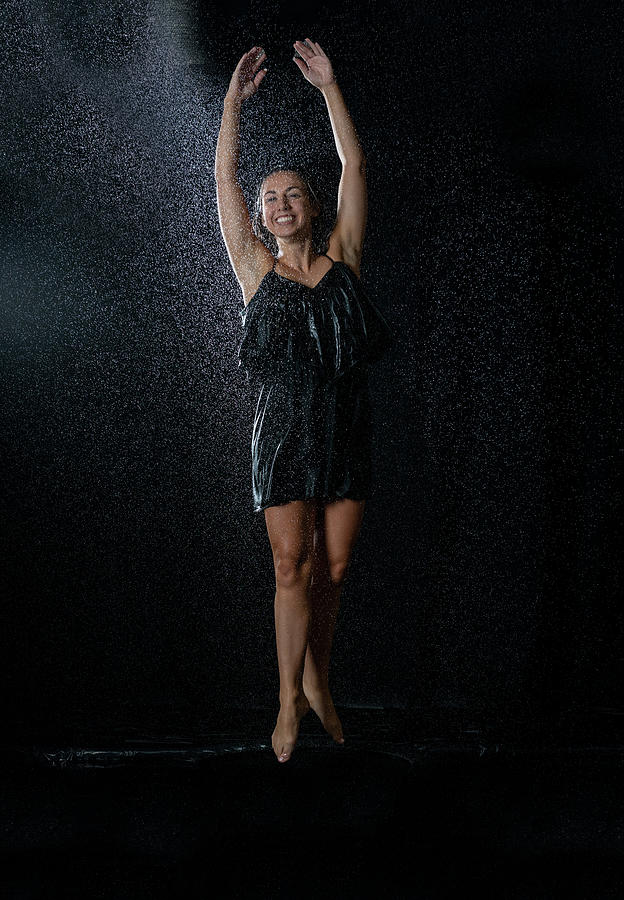 Mandy modeling water splash photos #18 Photograph by Dan Friend