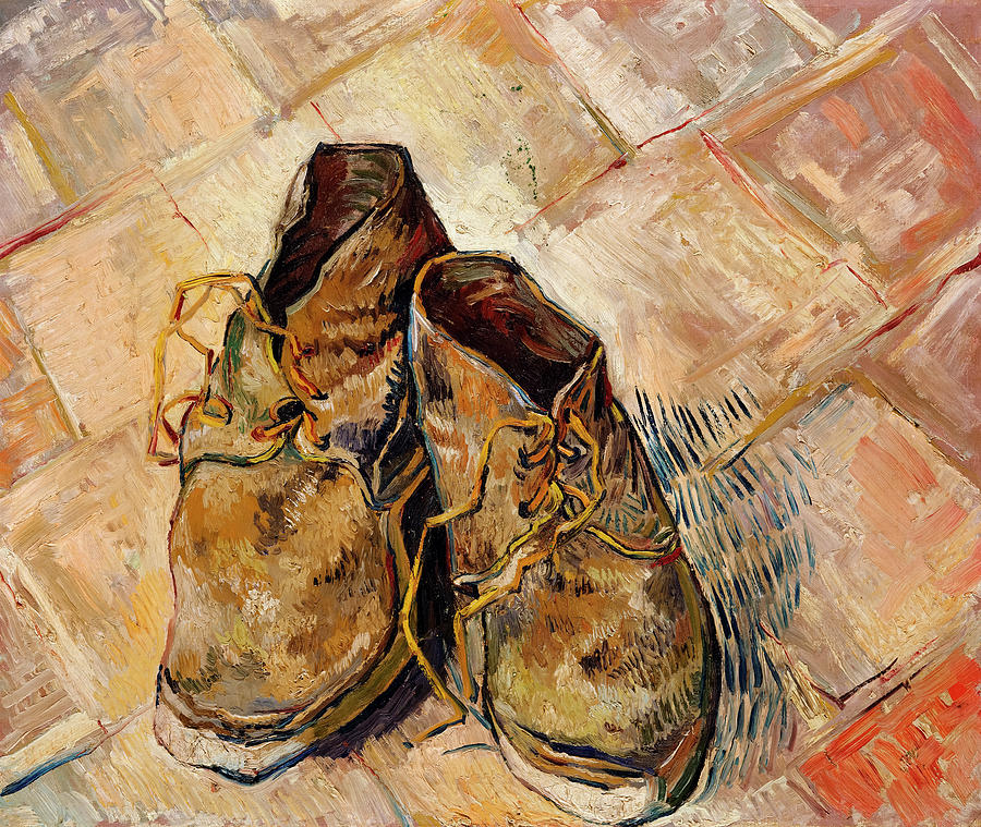 Shoes By Vincent Van Gogh Painting