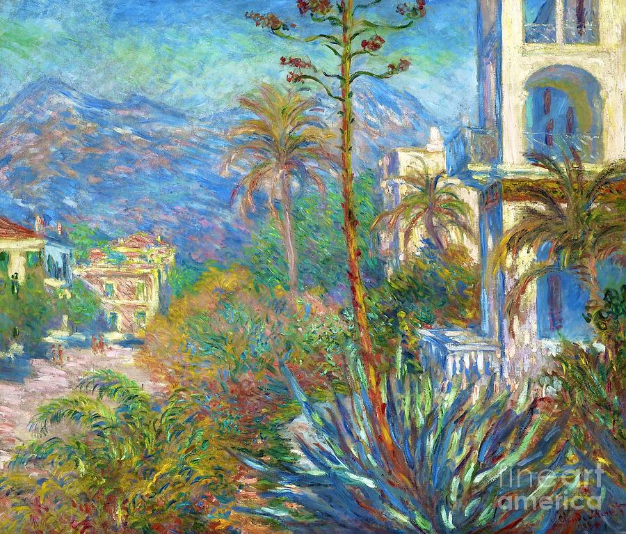 Villas at Bordighera #18 Painting by Claude Monet