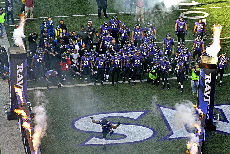 Wild Card Playoffs - Indianapolis Colts v Baltimore Ravens #18 Photograph by Patrick Smith