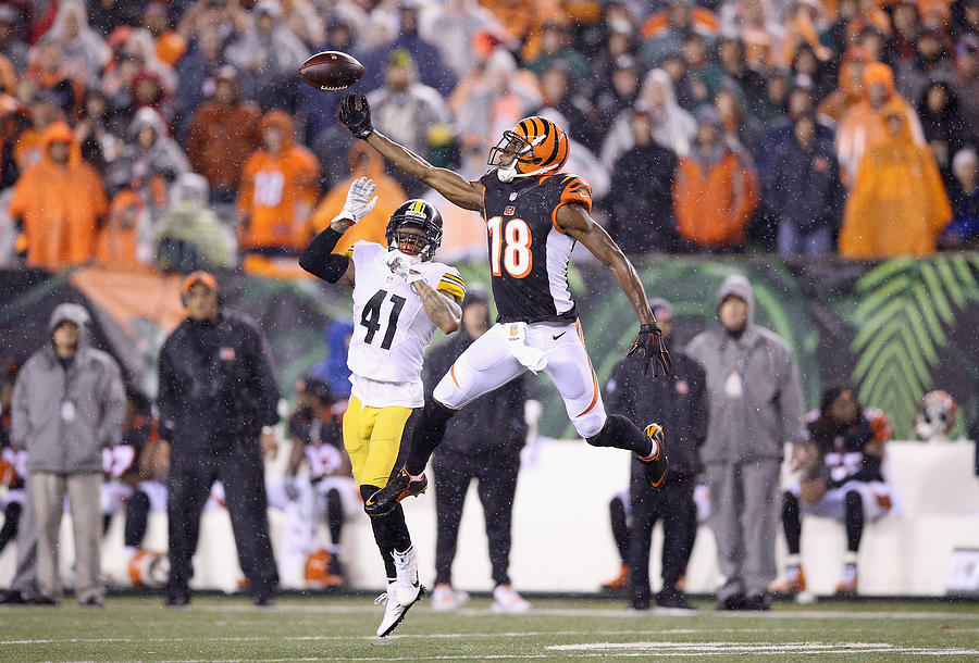 Wild Card Round - Pittsburgh Steelers v Cincinnati Bengals #18 Photograph by Andy Lyons