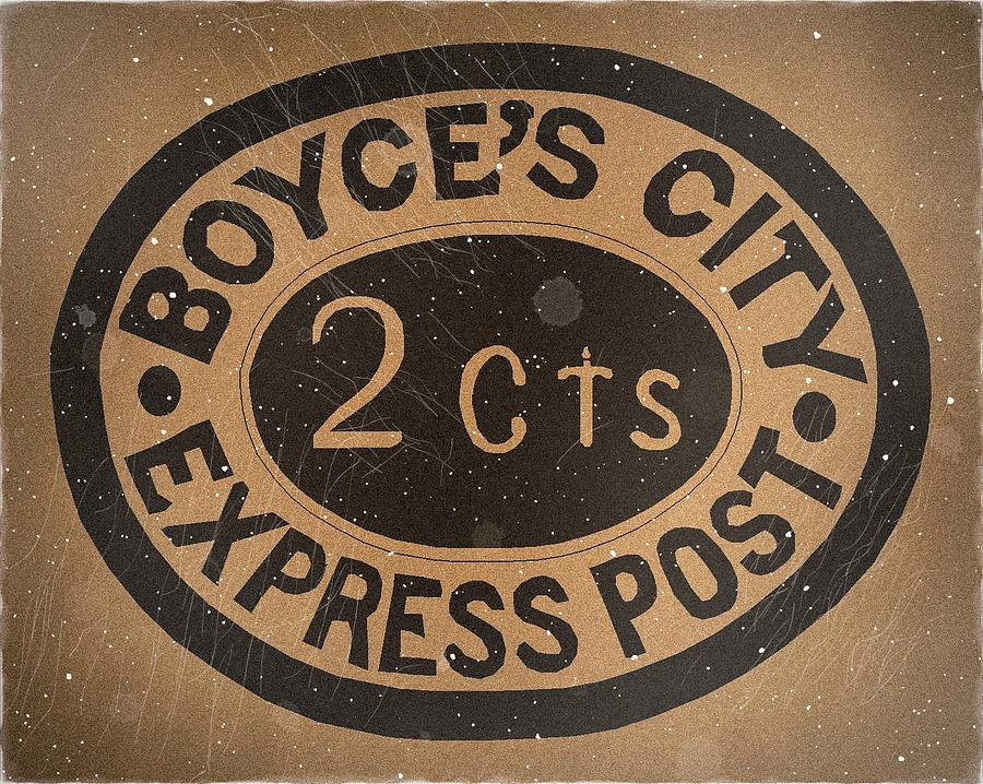 1800s Boyces City Local P.O. - Standard Express Post - Mail Art Digital Art by Fred Larucci