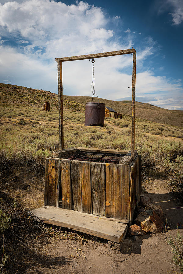 1800s Water Well in the Ghost Town of Bodie Photograph by Ron Long Ltd Photography