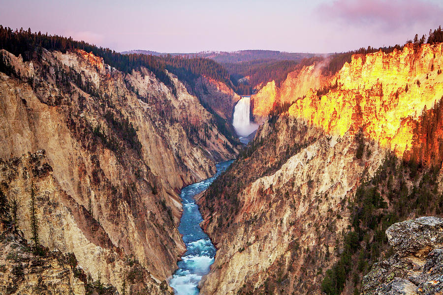 1634 Upper Falls Yellowstone National Park Photograph by Steve Sturgill
