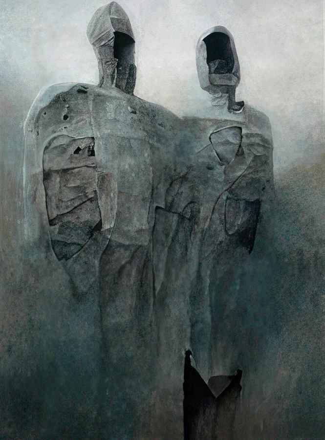 Zdzislaw Beksinski #184 Painting by Hodaifa Hamim - Fine Art America