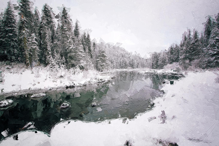Winter Story #185 Digital Art by TintoDesigns