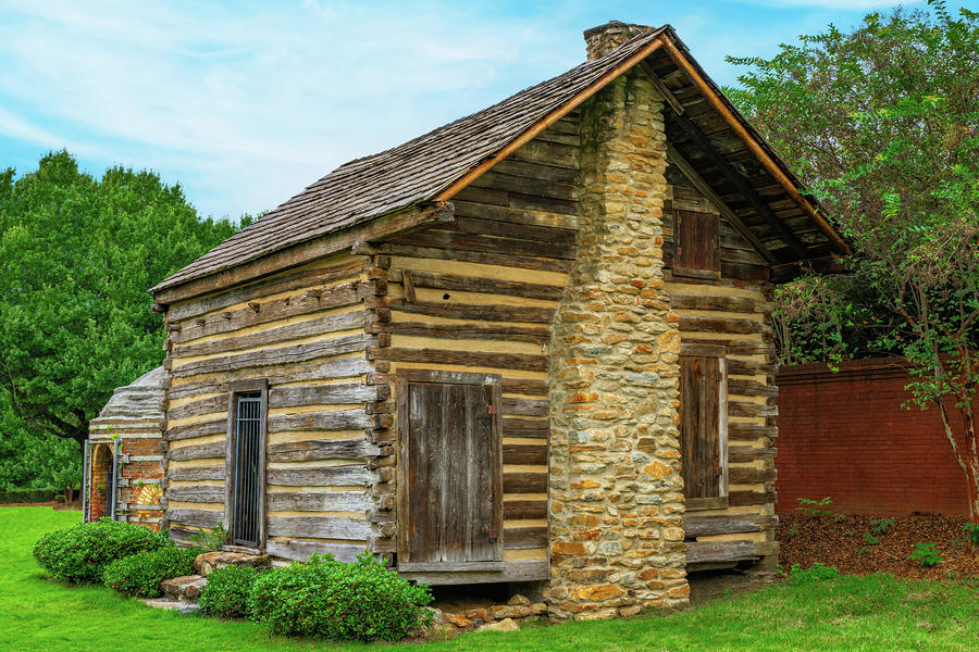 1850 Log Cabin - 1850slogcabin211255 Photograph by Frank J Benz - Fine ...