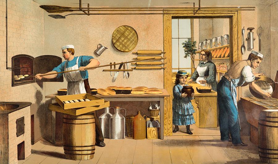 1874 Baker Digital Art by Kim Kent