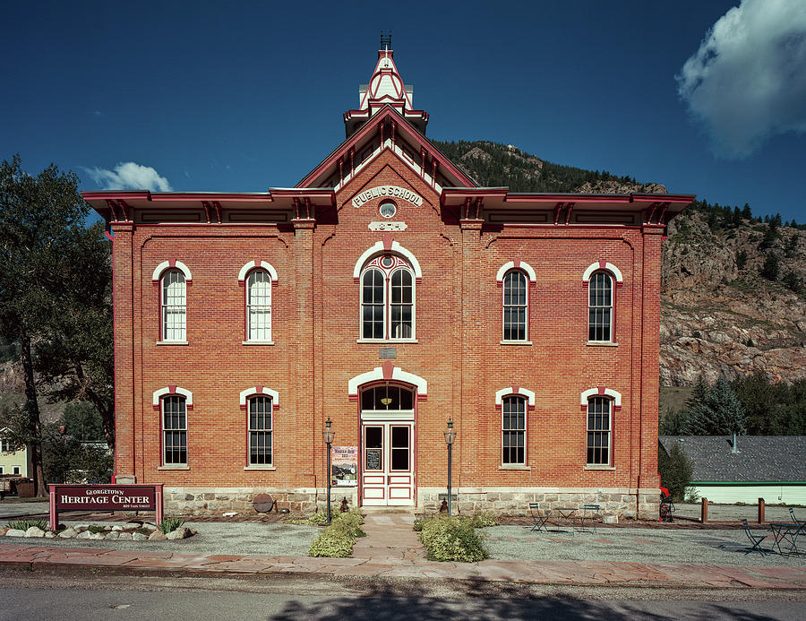 1874 Public School Photograph by Chris Augliera - Fine Art America