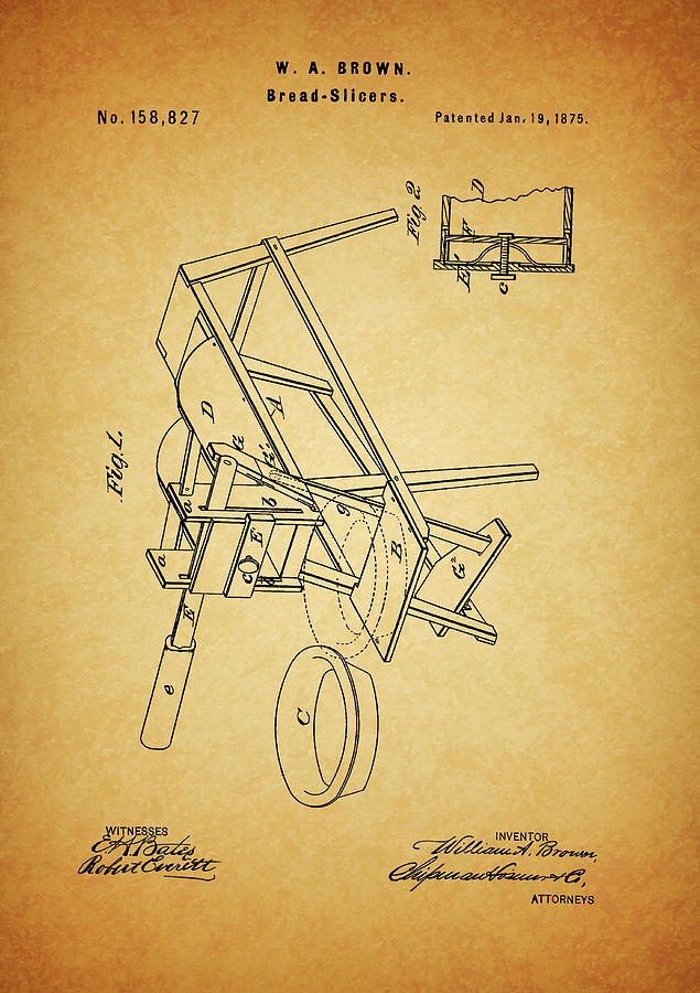 Patent of the Day: Bread Slicing Machine