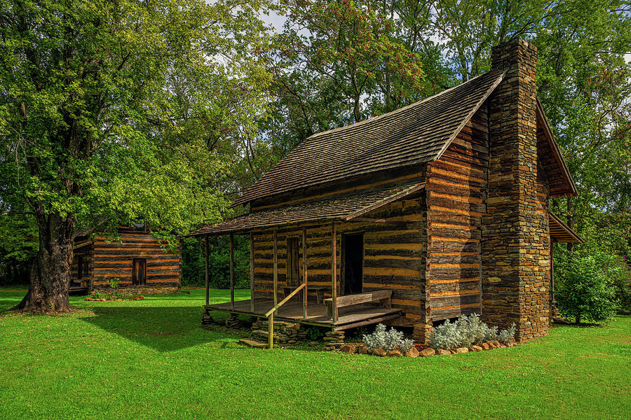 1880 Log Cabin - 1880logcabin210908 Photograph by Frank J Benz - Fine ...